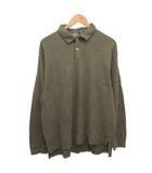 エルエルビーン L.L.BEAN 古着 ポロシャツ ニットポロ 長袖 オーバーサイズ L カーキ ■MET2