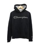 チャンピオン CHAMPION パーカー フーディー プルオーバー ロゴ L 黒 ブラック ■MET2