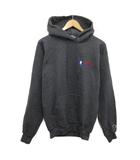 チャンピオン CHAMPION 古着 パーカー フーディー プルオーバー 刺繍 GTCNA S グレー ■MET2
