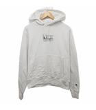 チャンピオン CHAMPION リバースウィーブ REVERSE WEAVE パーカー フーディー  プリント プルオーバー プリント S 白 ホワイト ■MET2