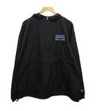 チャンピオン CHAMPION 古着 コーチジャケット ナイロン ブルゾン BUYS 刺繍 黒 ブラック オーバーサイズ XL ■MET2