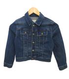 デニムジャケット Gジャン ブルゾン スナップボタン 7 130/64 インディゴ ■MET2