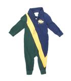 ロンパース オールインワン ボーダー 6M 紺 ネイビー 緑 グリーン 黄 イエロー ☆AA★