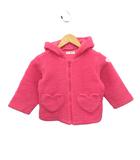 メゾピアノ mezzo piano ボアジャケット フリースジャケット フード うさぎ 100cm ピンク ■MET2