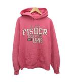 チャンピオン CHAMPION 古着 パーカー フーディー プルオーバー プリント L ピンク ■MET2
