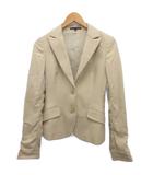 セオリー Theory ブレザー テーラードジャケット 2B ストレッチ素材 ベージュ 0 約XS