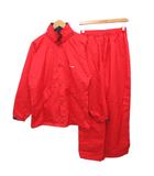 セットアップ ナイロンジャケット ナイロンパンツ レインスーツ M 赤 レッド 85500 ■MET2