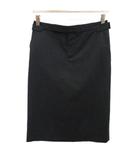 ラルフローレン RALPH LAUREN 美品 スカート ひざ丈 ウール ストレッチ素材 グレー 7 約M ■MET2