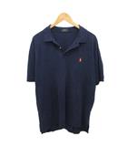 ポロ バイ ラルフローレン Polo by Ralph Lauren ポロシャツ 半袖 ポニー刺繍 XL 紺 ネイビー ☆AA★ ■MET2