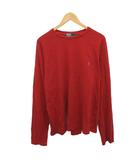 ポロ ラルフローレン POLO RALPH LAUREN ロンT Tシャツ カットソー 長袖 ラグラン ポニー刺繍 XL 赤 レッド ☆AA★ ■MET2
