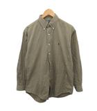 ラルフローレン RALPH LAUREN 古着 ボタンダウンシャツ BDシャツ 長袖 ポニー刺繍 オーバーサイズ M カーキ ■MET2