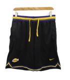 ナイキ NIKE レイカーズ バスケットボールウェア ハーフパンツ ショートパンツ L 黒 ブラック 黄 イエロー 紫 パープル