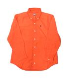 ラルフローレン RALPH LAUREN ボタンダウンシャツ BDシャツ 長袖 ポニー刺繍 140cm オレンジ