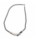 ジョージジェンセン GEORG JENSEN ネックレス ペンダント チョーカー ボールチェーン ヘマタイト 925 シルバー