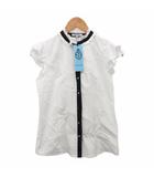 ギルドプライム GUILD PRIME タグ付き ノースリーブシャツ ブラウス フリル 白 ホワイト 36 約S ■YHS11