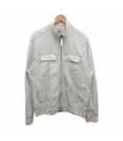 カルバンクライン CALVIN KLEIN ミリタリージャケット ジップアップ ブルゾン 白 ホワイト XL ■YHS12