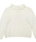 25SS VIRGIN WOOL KNIT ニット セーター ハイネック 三角モチーフ 長袖 P26545 42 白 ホワイト