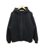 アレキサンダーワン ALEXANDER WANG パーカー ジップアップ フーディ スウェット 裏起毛 黒 ブラック M
