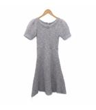 スナイデル SNIDEL 美品 ニットワンピース 半袖 スカート グレー系 F 約S-M