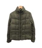 美品 ダウンジャケット ブルゾン カーキ 2 約M