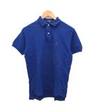 ラルフローレン RALPH LAUREN ポロシャツ 半袖 ポニー刺繡 青 ブルー M
