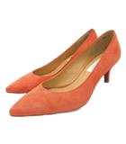 マッキントッシュフィロソフィー MACKINTOSH PHILOSOPHY 美品 パンプス ポインテッドトゥ ピンヒール ハイヒール 23.5cm オレンジ