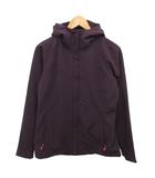  カークランド KIRKLAND ソフトシェルジャケット 裏フリース ブルゾン ジップアップ S 紫 パープル