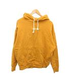 ミルクフェド MILKFED. パーカー スウェット フーデット ロゴ刺繍 裏起毛 黄 イエロー 約M