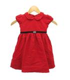 ラルフローレン RALPH LAUREN ワンピース ノースリーブ ドレス コーデュロイ 90cm 赤 レッド