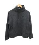 ナイキ NIKE トレーナー スウェット ハーフジップ 刺繍 グレー L