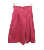 エフデ ef-de スカート ひざ丈 フレア ピンク 7 ■TC