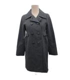 アーバンリサーチ URBAN RESEARCH Pコート ピーコート ジャケット ミドル丈 ウール グレー F ■TC