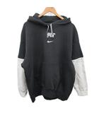 ナイキ NIKE タグ付き パーカー フーディー スウェット プリント グレー L