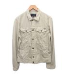 アルマーニ ジーンズ ARMANI JEANS シャツジャケット ブルゾン デニム生地 ベージュ 48