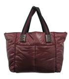 ボッテガヴェネタ BOTTEGA VENETA スピンネーカー トートバッグ ショルダーバッグ ナイロン キルティング 中綿 ワインレッド