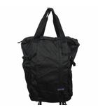 パタゴニア Patagonia ライトウェイト・トラベル・トート・パック リュックサック デイバッグ 2WAY 黒 ブラック ■IBO90