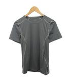 パタゴニア Patagonia メンズ・キャプリーン1・シルクウェイト・ストレッチ・Tシャツ カットソー 半袖 ロゴ XS グレー 45600 ■IBO90