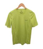 パタゴニア Patagonia Fore Runner Shirt フォアランナー・シャツ Tシャツ カットソー 半袖 ロゴ S 黄 イエロー 緑 グリーン ■IBO90