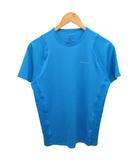 パタゴニア Patagonia ショートスリーブ・エアフロー・シャツ Tシャツ カットソー 半袖 ロゴ XS 青 ブルー 23502 ■IBO90