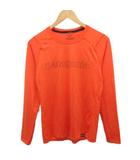 パタゴニア Patagonia シルクウェイト Tシャツ カットソー 長袖 ロゴ M オレンジ 45740 ■IBO90