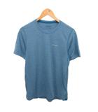 パタゴニア Patagonia メンズ・ショートスリーブ・ナイン・トレイルズ・シャツ Tシャツ カットソー 半袖 ロゴ S 水色 23470 ■IBO90