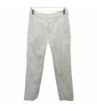 プラダ PRADA CLASSIC FITパンツ スラックス ストレート 白 ホワイト 44 ■IBO90