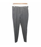 プラダ PRADA 17AW パンツ スラックス 千鳥格子 センタープレス ボタンフライ グレー 44 ■IBO90