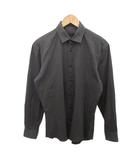プラダ PRADA シャツ ドレスシャツ 長袖 ストレッチ素材 グレー 約S ■IBO90
