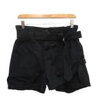 ディーゼル DIESEL ショートパンツ ボンテージ y2k 黒 ブラック 23 ■IBO90