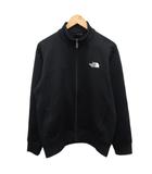 ザノースフェイス THE NORTH FACE トラックジャケット ジャージジャケット ジップアップ ロゴ刺繍 黒 ブラック XL ■IBO90