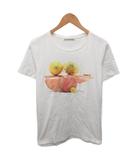 アクネ ストゥディオズ Acne Studios 15SS Tシャツ カットソー 半袖 フルーツプリント XS 白 ホワイト ■IBO90