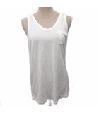 アレキサンダーワン ALEXANDER WANG タンクトップ ノースリーブ カットソー XS 白 ホワイト ■IBO90