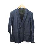 マクティグ maktig テーラードジャケット ブレザー ダブル 青 ブルー 46 ■IBO90