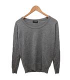 ジョンスメドレー JOHN SMEDLEY ニット セーター 長袖 クルーネック 薄手 ウール S グレー ■IBO90